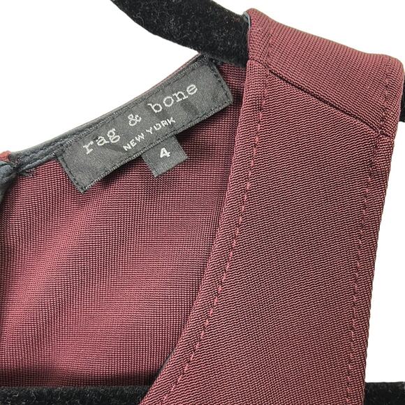 Rag & Bone Sabrina Racer Back Dress Women’s size 4 - Picture 4 of 8